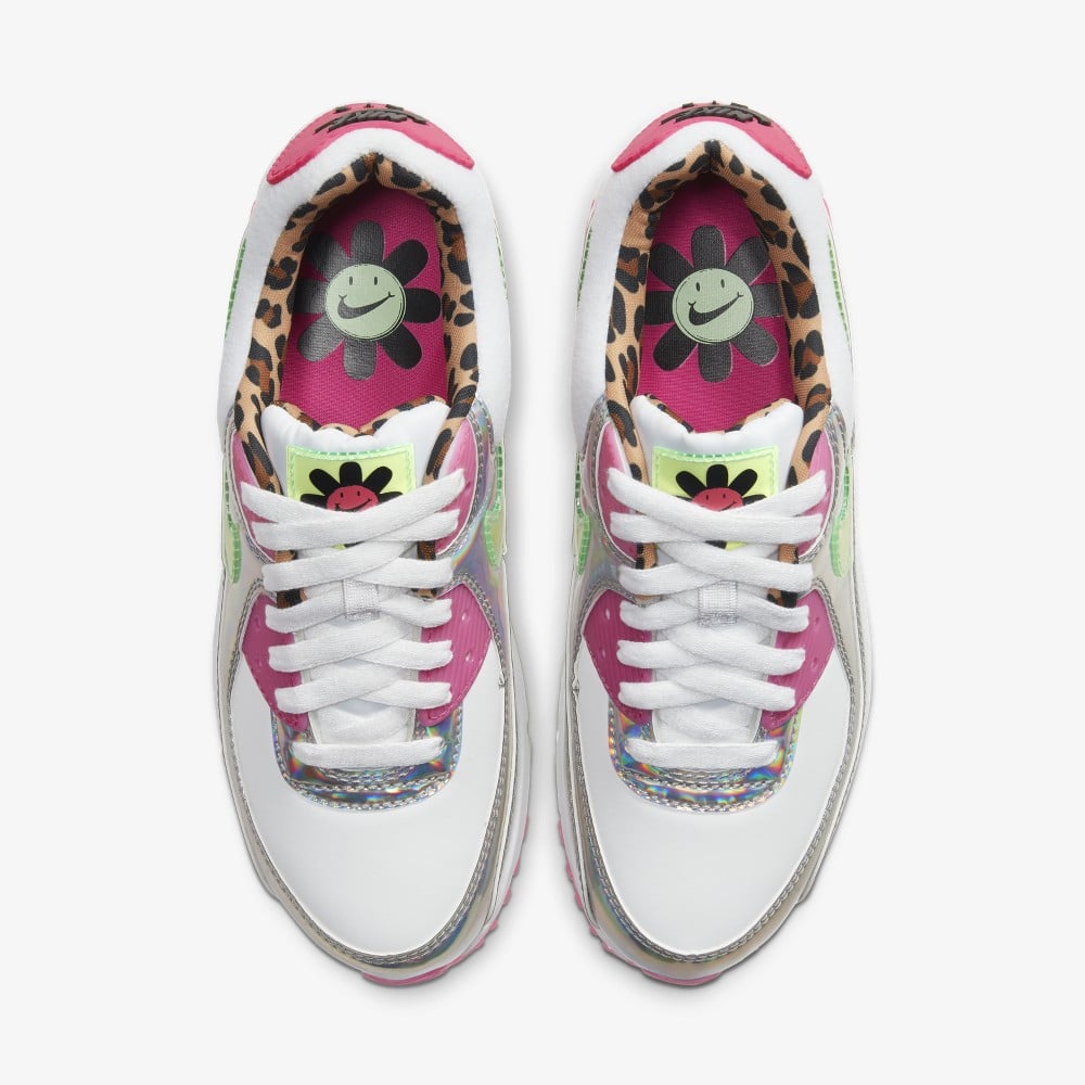 Nike air max 90 pink leopard trainers hotsell